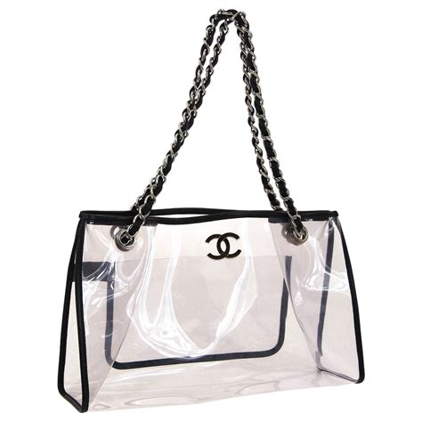 chanel pearl bag|chanel clear tote bag.